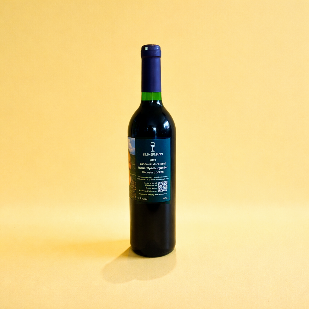 Blauer Spätburgunder 2024 | Flasche 0,75 l